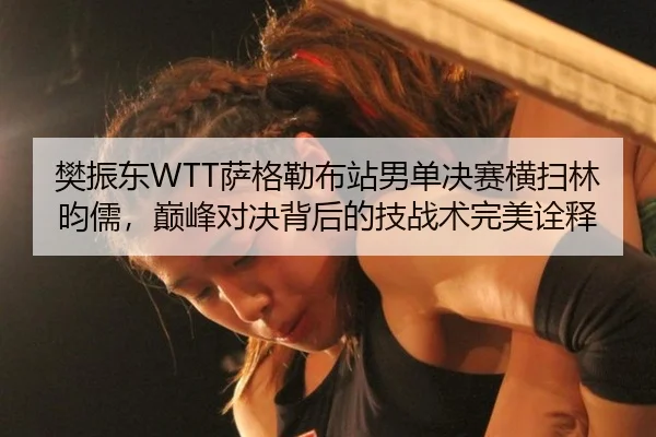 樊振东WTT萨格勒布站男单决赛横扫林昀儒，巅峰对决背后的技战术完美诠释